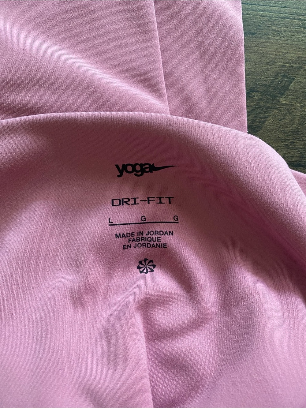 Nike Pink Dri-FIT Yoga Leggings - Picture 2 of 4